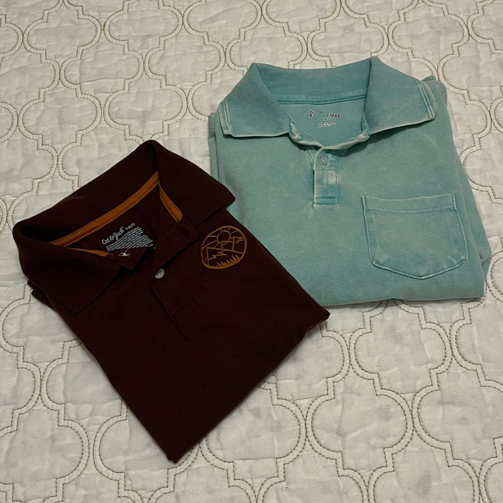 Cat & Jack polos (set of 2)